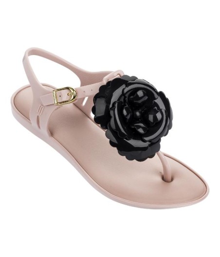 CAMPANA PAPEL VII gold flat open sandals for woman 
